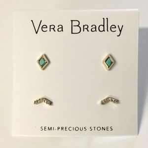 Vera Bradley Earring Set NWT